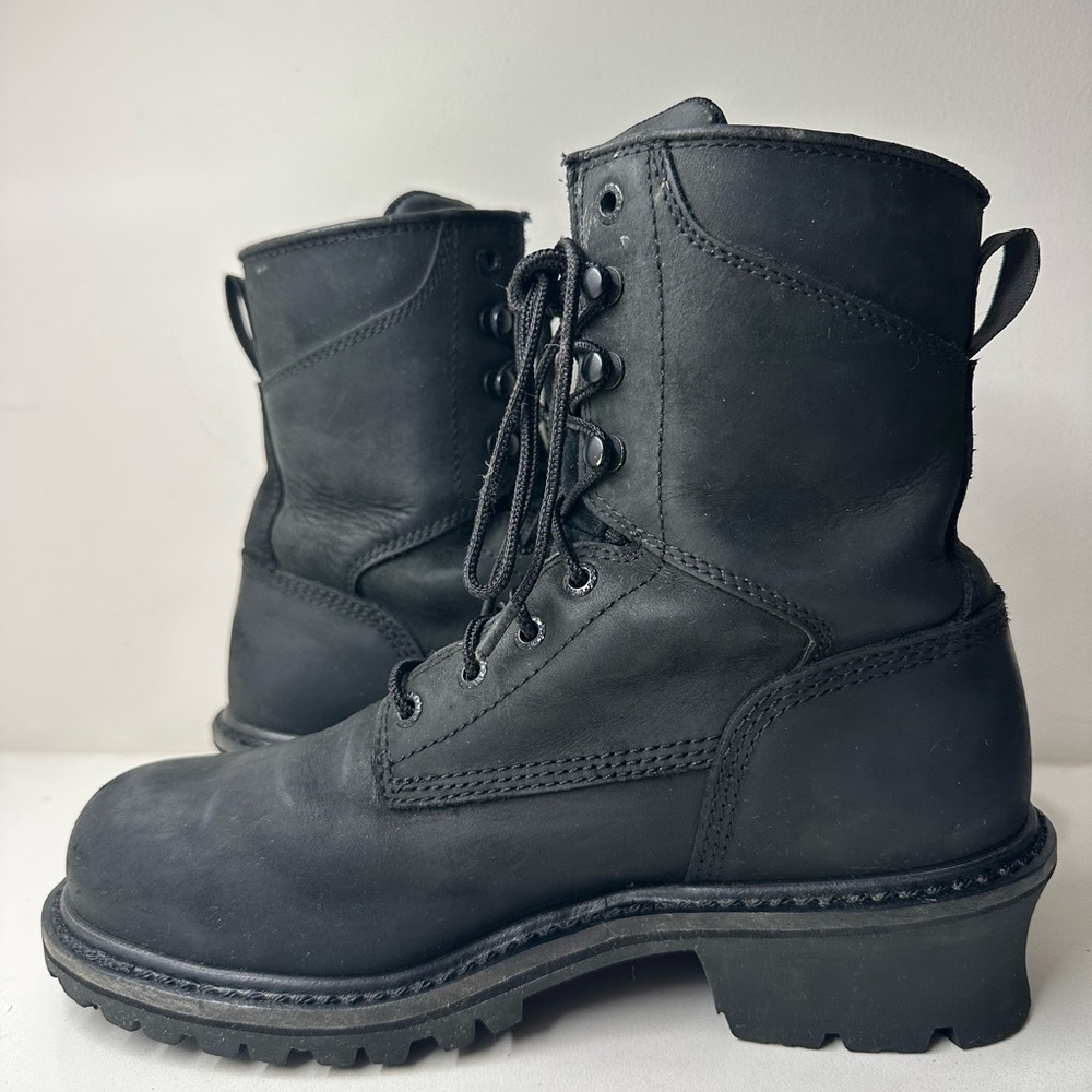Irish Setter Mesabi Men’s 8" Waterproof Steel Safety Toe Logger Boot Size 8.5D - Picture 7 of 11